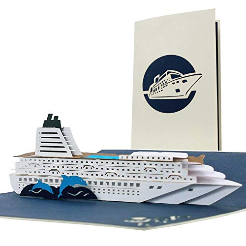Tarjeta de regalo emergente para cruceros Vale de regalo o tarjeta para regalar unas vacaciones en crucero a amigos, parejas y familiares, T16