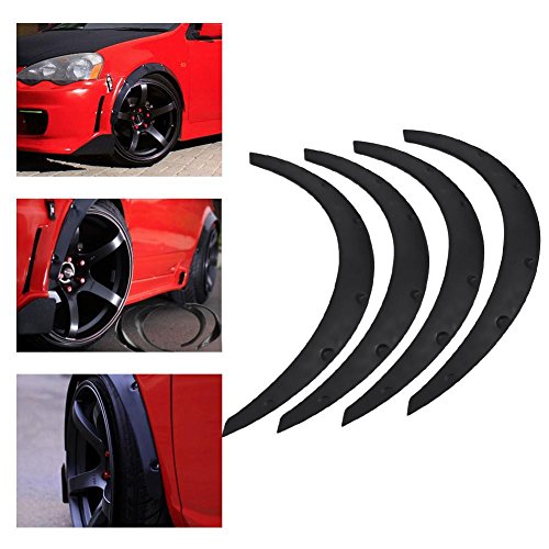 4 unids/set cubierta de arco de rueda de coche Protector de guardabarros decoración de vehículo