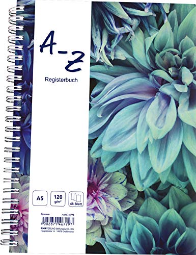 RNK 46779 Blossom Log Book AZ DIN A5 48 hojas 120 g/m² Paquete de 1