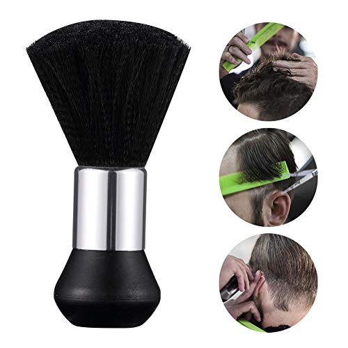 Surplex Styling Brush, Neck Brushes Barber Duster Neck Soft Hair Brush para estilista para eliminar restos de cabello, negro