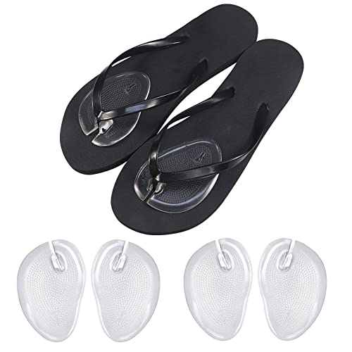 2 pares de almohadillas de gel de silicona para sandalias