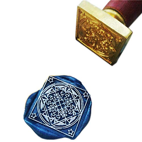 Zhenwo Vintage Wax Seal Wax Seal El Señor de los Anillos El Hobbit Souvenirs Seal Seal Thranduil Placa Colección, Azul