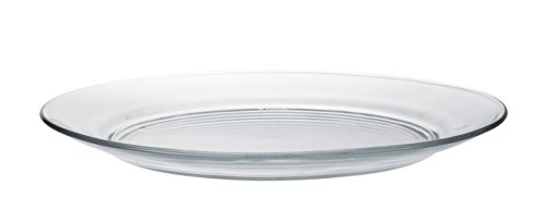 Duralex 3009AF06 LYS - Juego de 6 platos de cristal transparente, 28 cm