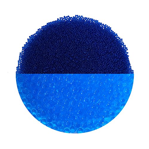 Perlas para plantas que marcan tendencia - expandible con agua - sustrato sintético - entre 1 y 2 mm - azul