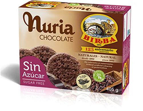 Galletas Birba Nuria 0% azúcar con chocolate 400 g