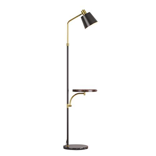 Lámpara de pie Lámpara de pie LED de mesa de madera, Lámpara de lectura de pie con puerto USB incorporado, Lámpara LED para el cuidado de los ojos para salas de estar Luz de Pie