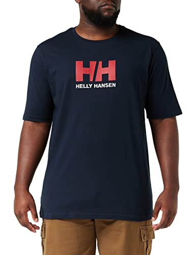 Camiseta con logo Helly Hansen Camiseta de algodón de manga corta con logo HH en el pecho
