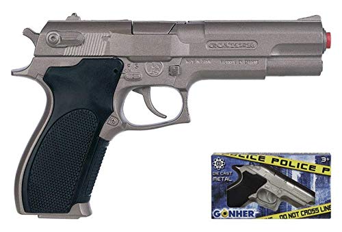 Gonher Pistola de policía de 8 disparos, multicolor, sin tamaño (45)