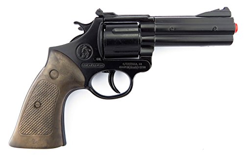 Gonher Die Cast Metal - 12 Shot Police Revolver Color Negro (127/6)