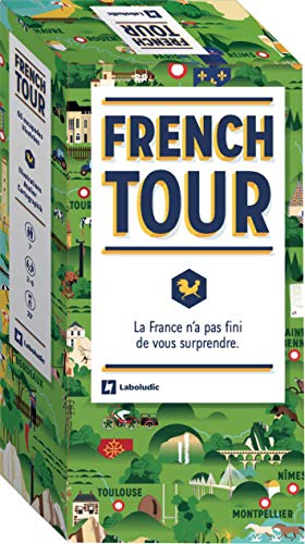 The French Tour - Juego de cartas ilustrado para descubrir Francia en 66 pasos - Juegos de mesa - Familia y niños