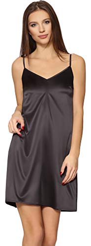 Combinación de vestido de mujer Merry Style MS10-421 (Negro, XXL)