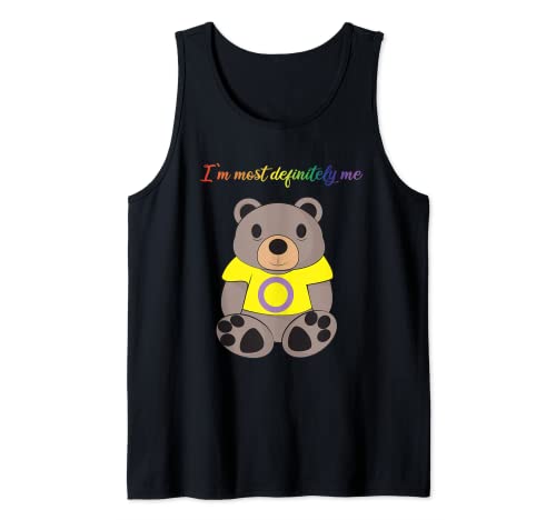 Camiseta de tirantes Oso, Intersex Rainbow Diversity Love, LGBT