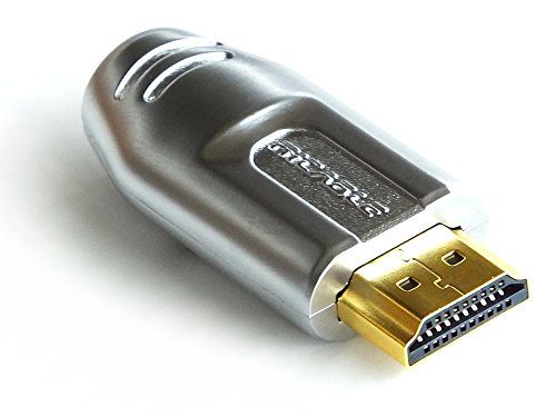 Ricable Custom HPL - Conector HDMI 2.0 para Soldar con Contactor Chapado en Oro de 24K