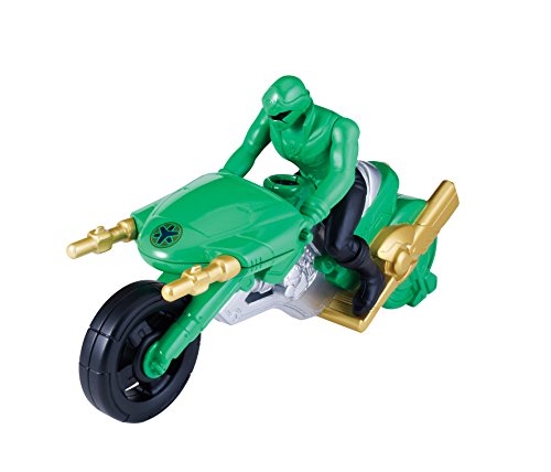 Power Rangers Super Megaforce - Bicicleta de ataque, verde (Bandai 38073)