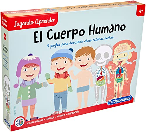 Clementoni - Cuerpo humano - juego educativo a partir de 4 años, juguete en español (55114)