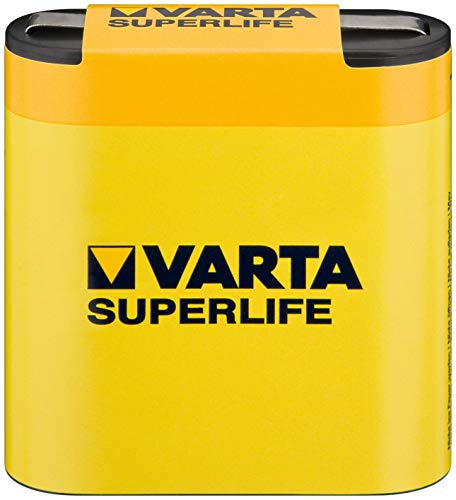 Varta Superlife - Batería (3R12, 4.5V) Color Amarillo