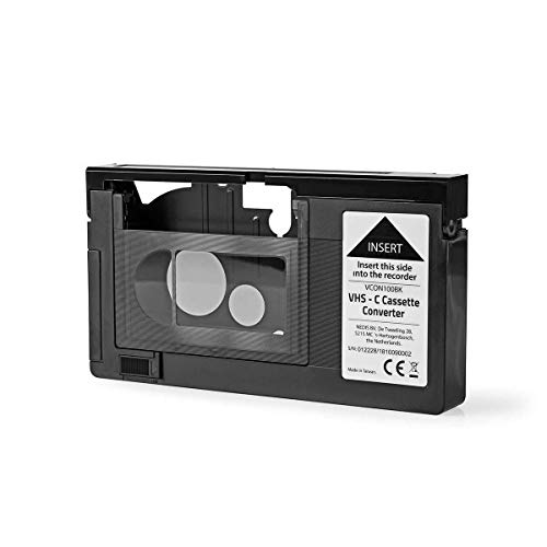 nedis VHS-C ADAPTER - Adaptador de cinta, negro