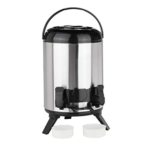 HI Thermos Keep Warm Airpot con grifo: jarra térmica de 9 litros con grifo, jarra de acero inoxidable para café, té o vino caliente