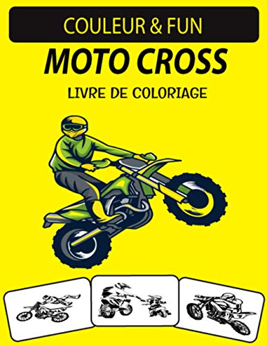 LIBROS PARA COLOREAR MOTO CROSS: Venta de libros para colorear de motos para niños y adultos