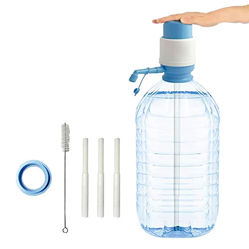 MovilCom® - Dispensador de agua para botellas |  Dispensador de agua embotellada compatible con botellas de 2,5, 3, 5, 6, 8, 10 y 12 litros (mascotas) |  para botellas con tapa diámetro 38mm y 48mm