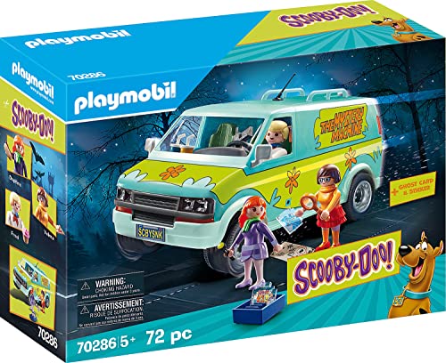 Playmobil Scooby-Doo Mystery Car con efectos de luz, 4+ (70286) + ¡Scooby-Doo!  70363 Cena con Shaggy, A partir de 5 Años