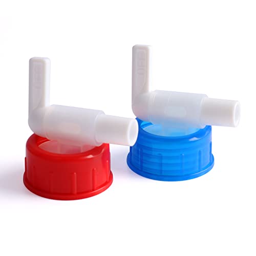 Válvula de drenaje de 2 piezas para recipientes de plástico de 2 a 10 litros DIN 45, válvula de drenaje o boca del recipiente como práctica ayuda para la dosificación, recipiente con rosca de 44 mm