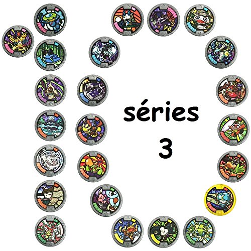 Medalla Yo-kai Watch - Serie 3 Mega Value 10 Pack (10 estilos aleatorios proporcionados)