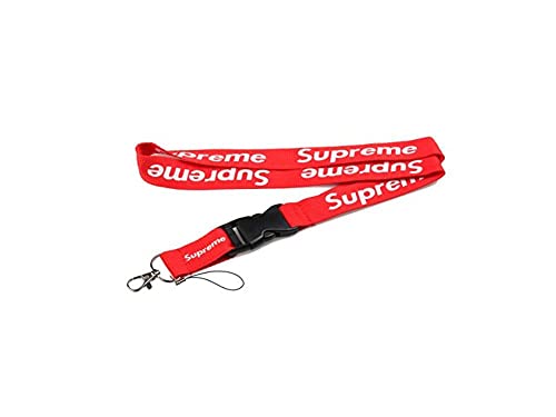 LUKSE Supreme Lanyard Supreme Mobile Key Pendant Supreme Strap Supreme Neck Lanyard regalo de cumpleaños, regalo de comunión, regalo de bebé