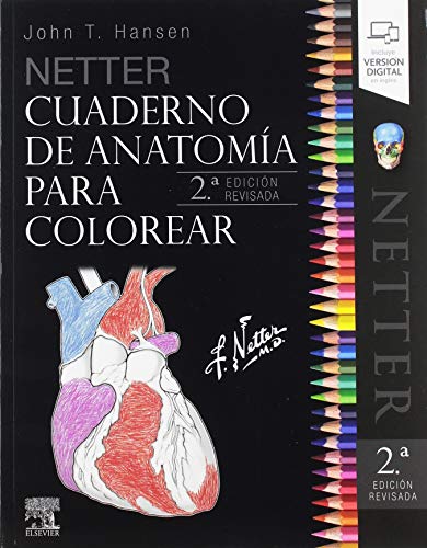 Libro para colorear de anatomía de Netter - 2ª edición: ed.  el II.  revisados