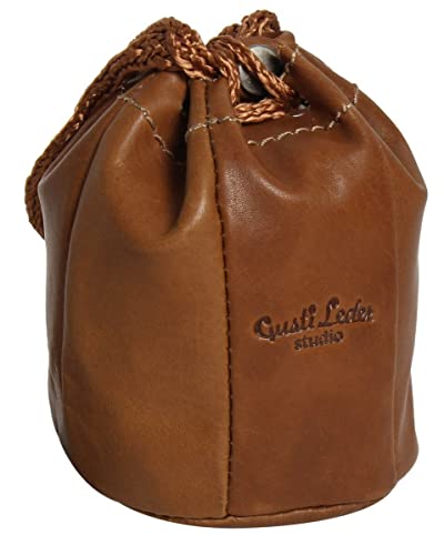 Gusti Leather Studio Raven Rolling Tobacco Bag Vintage Retro Buffalo Hide Work College Unisex Rubber 2T7-22-5