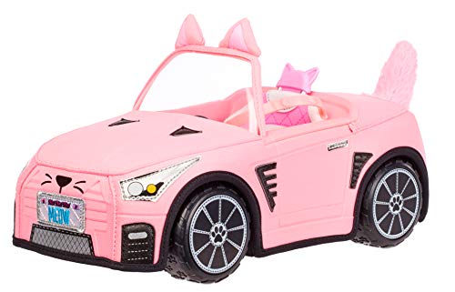 Juguete de peluche convertible Na Na Na Surprise, coche de gatito rosa para muñecas, compatible con todas las muñecas Na Na Na Surprise, a partir de 3 años, juguete para niñas