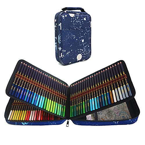 Juego de 120 Lapices Colores Profesionales para Adultos Niños Artistas, Serie de calidad y con minas de colores vibrantes, Ideal para Colorear, Mandalas Colorear Adultos, Material Escolar