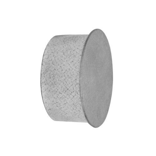 Kamino - Flam - Tapa para tubos para chimeneas, estufas y hornos de leña - acero revestido de aluminio, plata, Ø 100 mm - resistente a altas temperaturas