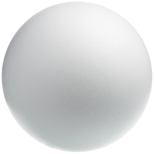 Rayher 3306300 Esfera de poliestireno blanco, en 2 mitades, ø 40 cm