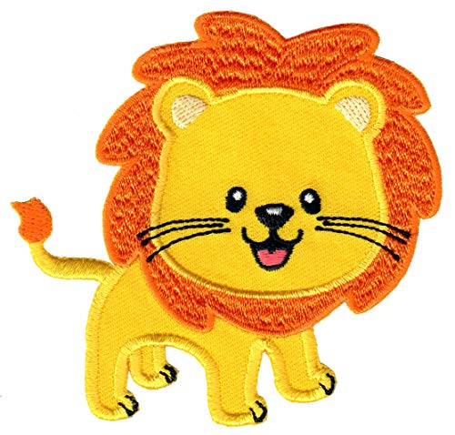 PatchMommy Lion Parche Bordado para Ropa - Parches y Apliques para Niños