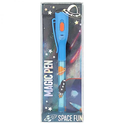 Depesche 5073 Monster Cars Space Fun - Secret Pen con tinta invisible y luz UV, aprox.  14cm