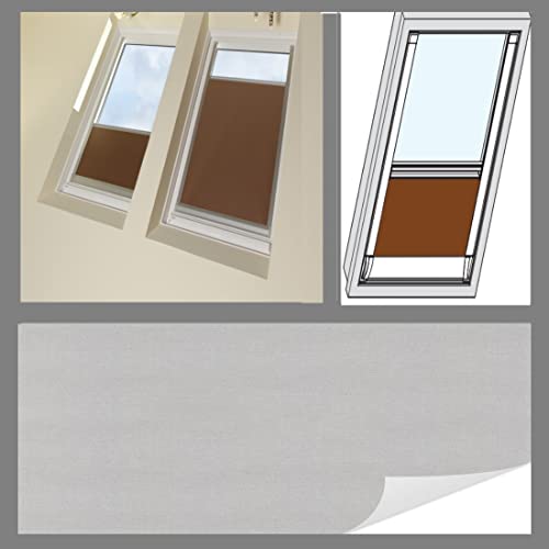 Persiana de ventana de techo ROTO tipo 310-319 gris 147.02 (dimensiones del vidrio 98,4 x 107,4 cm)