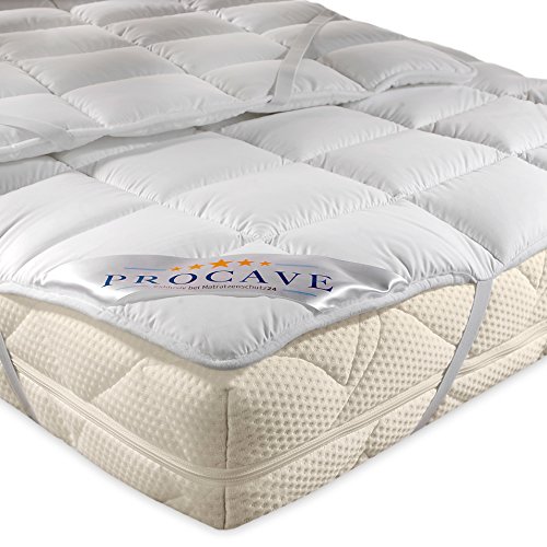 Protector de colchón PROCAVE Micro Comfort en varias medidas, fabricado en Alemania, cubre colchón de microfibra y poliéster, tacto suave, válido para camas de agua y somier, 140x200 cm