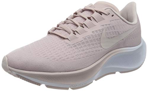 Nike Wmns Air Zoom Pegasus 37, Zapatillas de running para mujer, Champán/Rosado ligero/Blanco, 42,5 EU