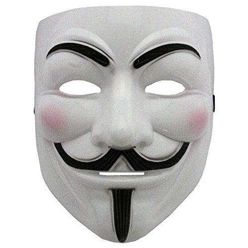 Boolavard 2015 Nuovo V per Vendetta maschera con delineador de ojos Anónimo Guy Fawkes Operato disfraz para adultos Accesorios Máscaras de Halloween Ltd