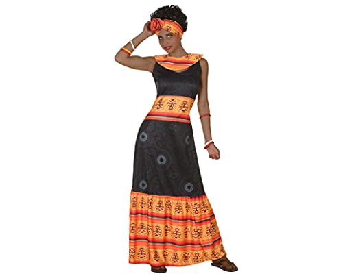 Disfraz africano Atosa adulto mujer XS
