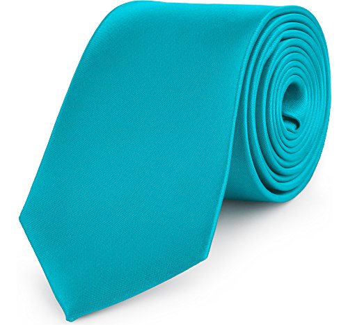 Ladeheid Corbatas anchas Variedad de colores Accesorios de ropa para hombres KP-8 (150 cm x 8 cm, esmeralda)