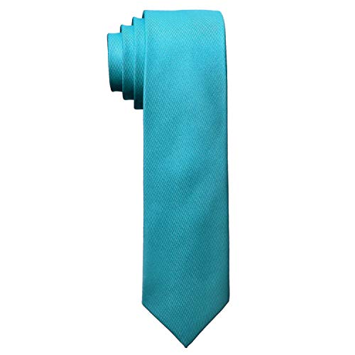 MASADA Corbata para Hombre, hecha a mano y con mucho mimo, 6 cm de ancho - Azul claro