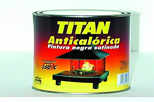 Titan M71754 - Pintura negra anticalórica 375 ml