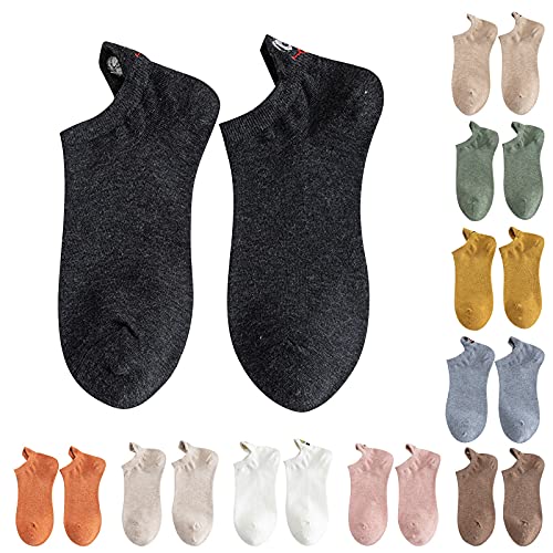 YISU - Pantuflas de algodón para microondas, calcetines divertidos para mujeres, niños, niños, multicolor, talla única
