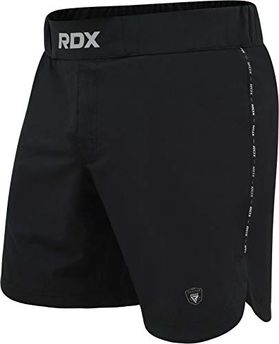 Pantalones cortos de entrenamiento y kickboxing RDX MMA - Pantalones cortos para artes marciales, grappling, sparring, boxeo, lucha en jaula - BJJ, Muay Thai, fitness y deportes