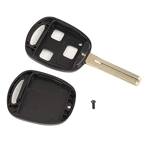 Qiilu Lexus Key 3 Botones Reemplace la carcasa de la llave remota para IS200 GS300 LS200 RX300