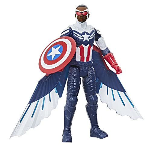 Marvel Studios Avengers Titan Hero Series - Figura de Capitán América de 12