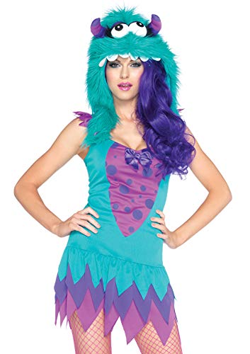 Leg Avenue - Monster High para Mujer, Verde Azulado y Morado, S/M (36-38 EUR) (8392205285)