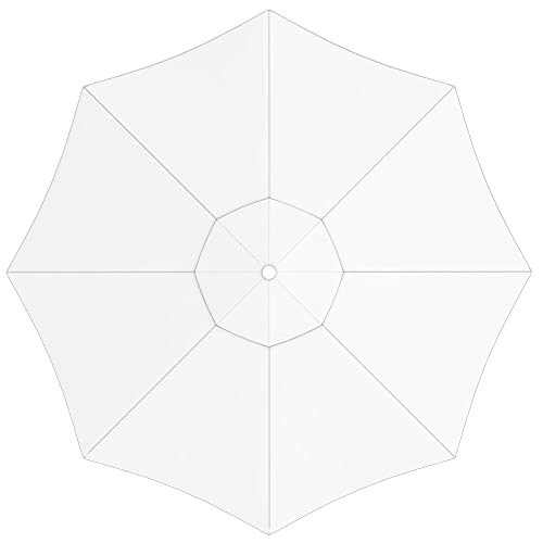 paramondo Tela de repuesto para parasol INTERPARA, con ventilación (3,5 m / redondo), blanco